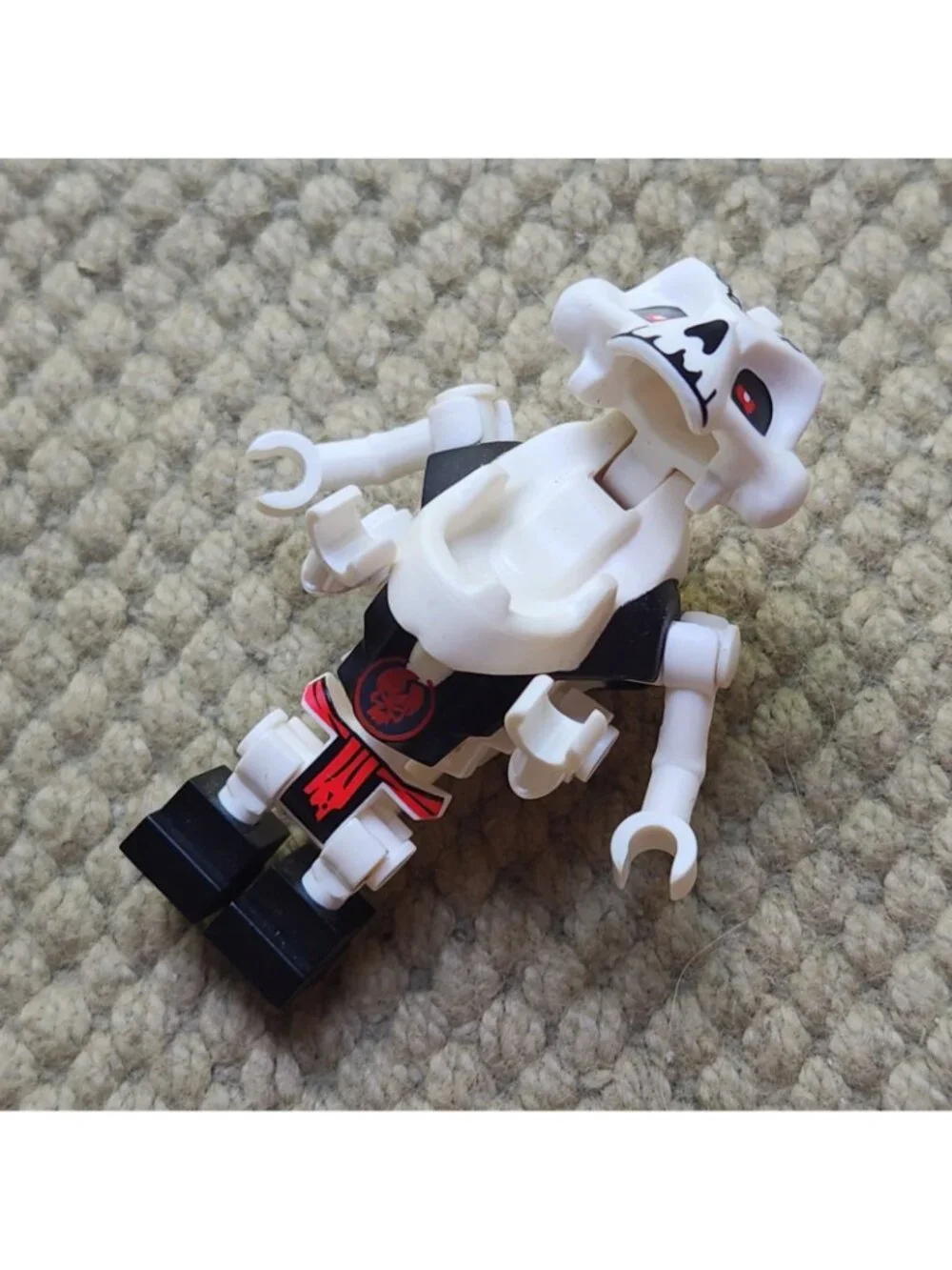 LEGO Ninjago Samukai Minifigure Skulkin 2505 2507 njo0014 Rare Retired Skeleton